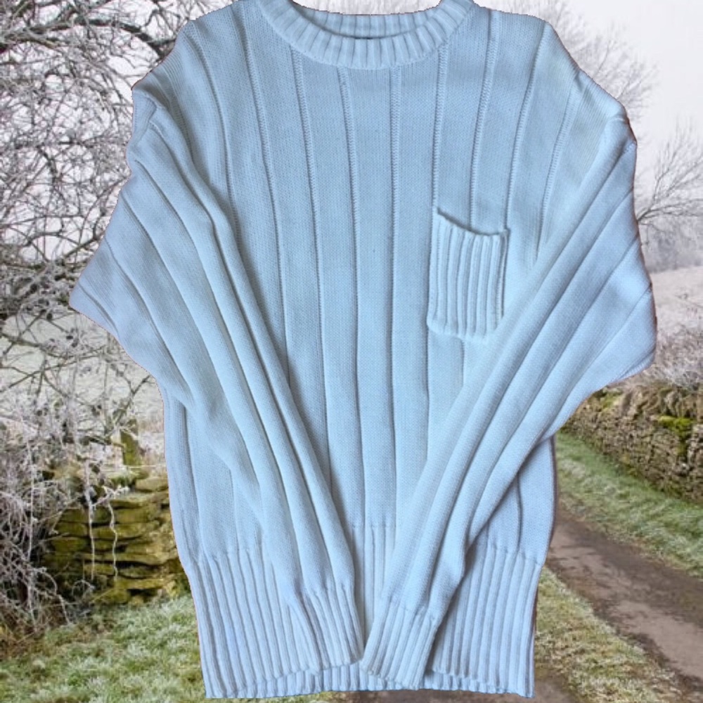 🦦SOLD 🦦 Sport Knitted Cotton Sweater